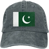 flag of pakistan truckers cap adjustable baseball cap denim dad hat