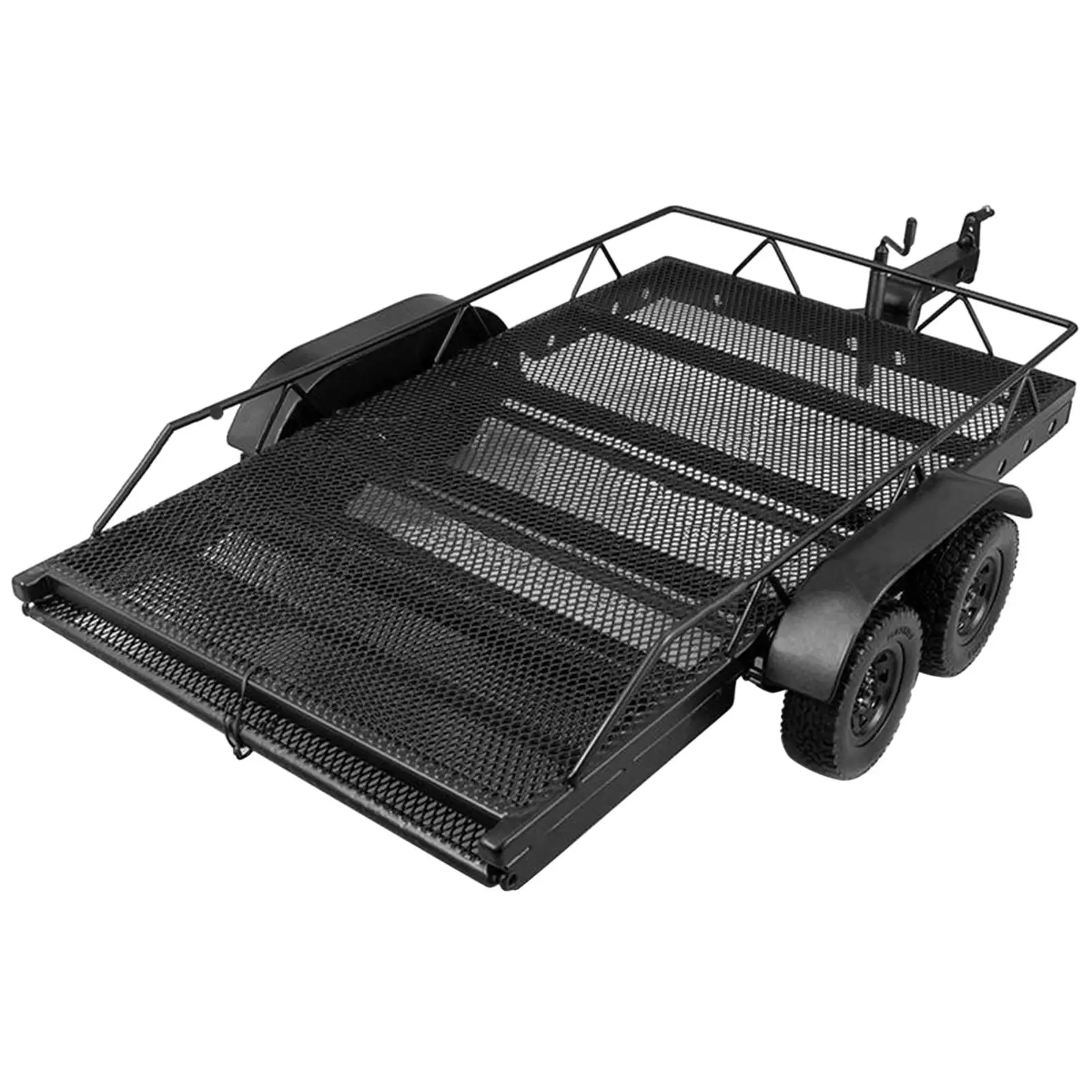 

Heavy Duty Alloy RC Trailer DIY for Axial SCX10 D90 RC Car Model Hobby