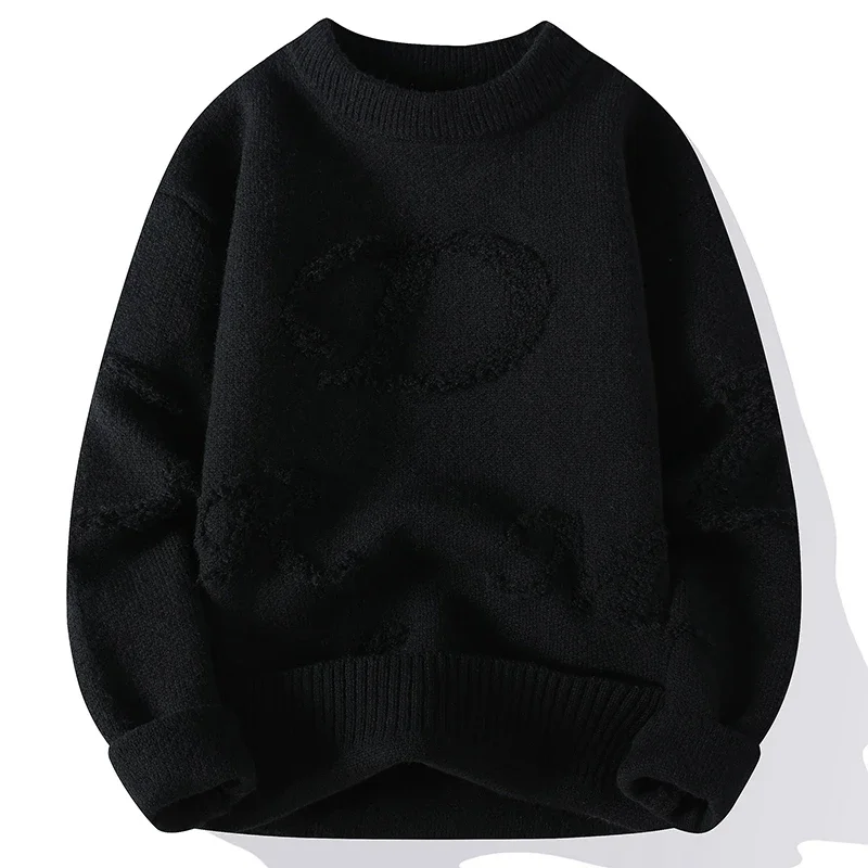 Осенний зимний новый свитер мужской кашемировый трикотаж элитный роскошный