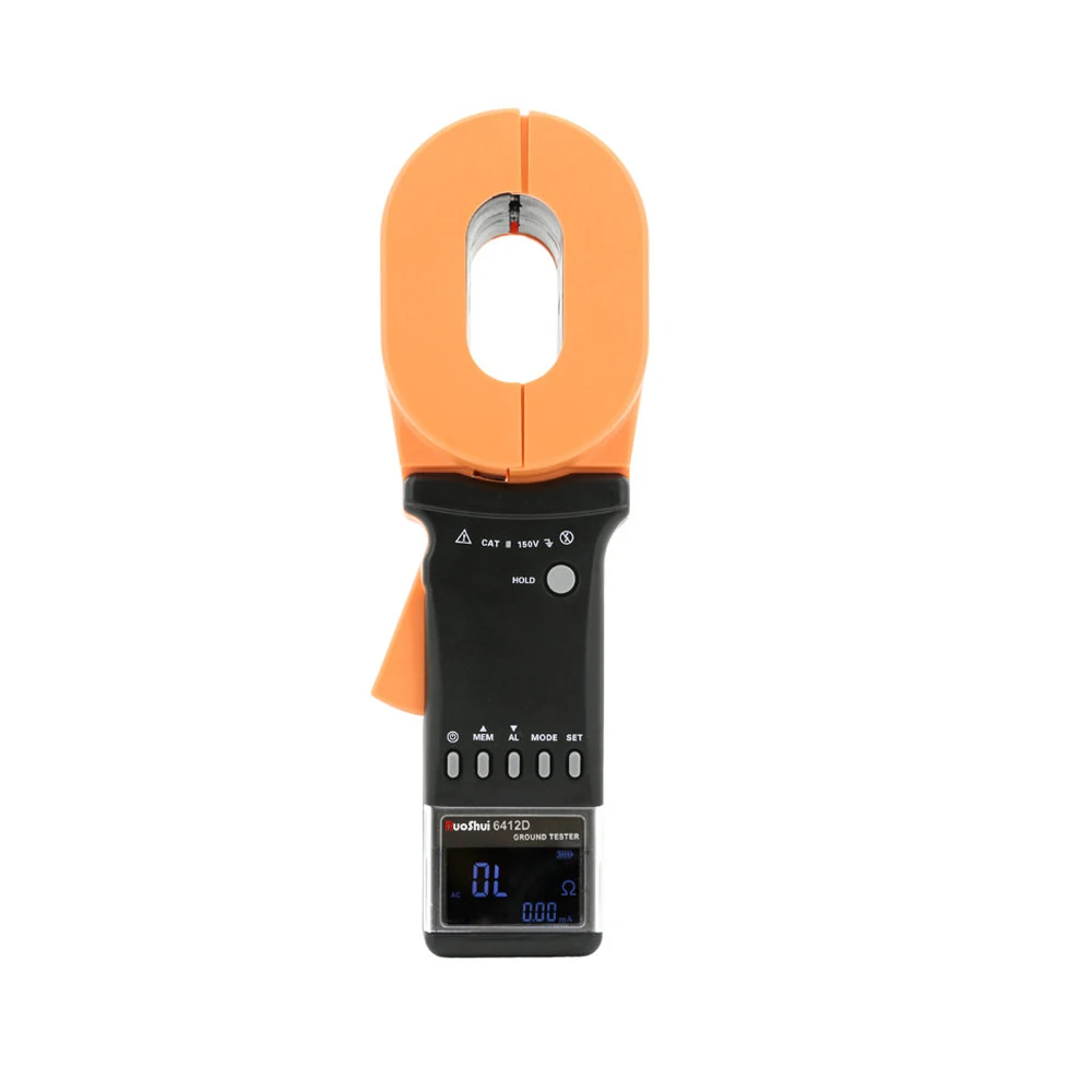 

6412D Resistance Digital Clamp On Earth Resistance Tester