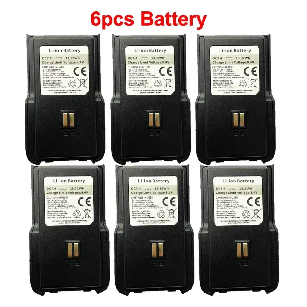 Оригинальные аксессуары для аккумуляторов Walkie Talkie G26 PRO Boafeng UV-G26/BL-UV22 7 4 В сменные