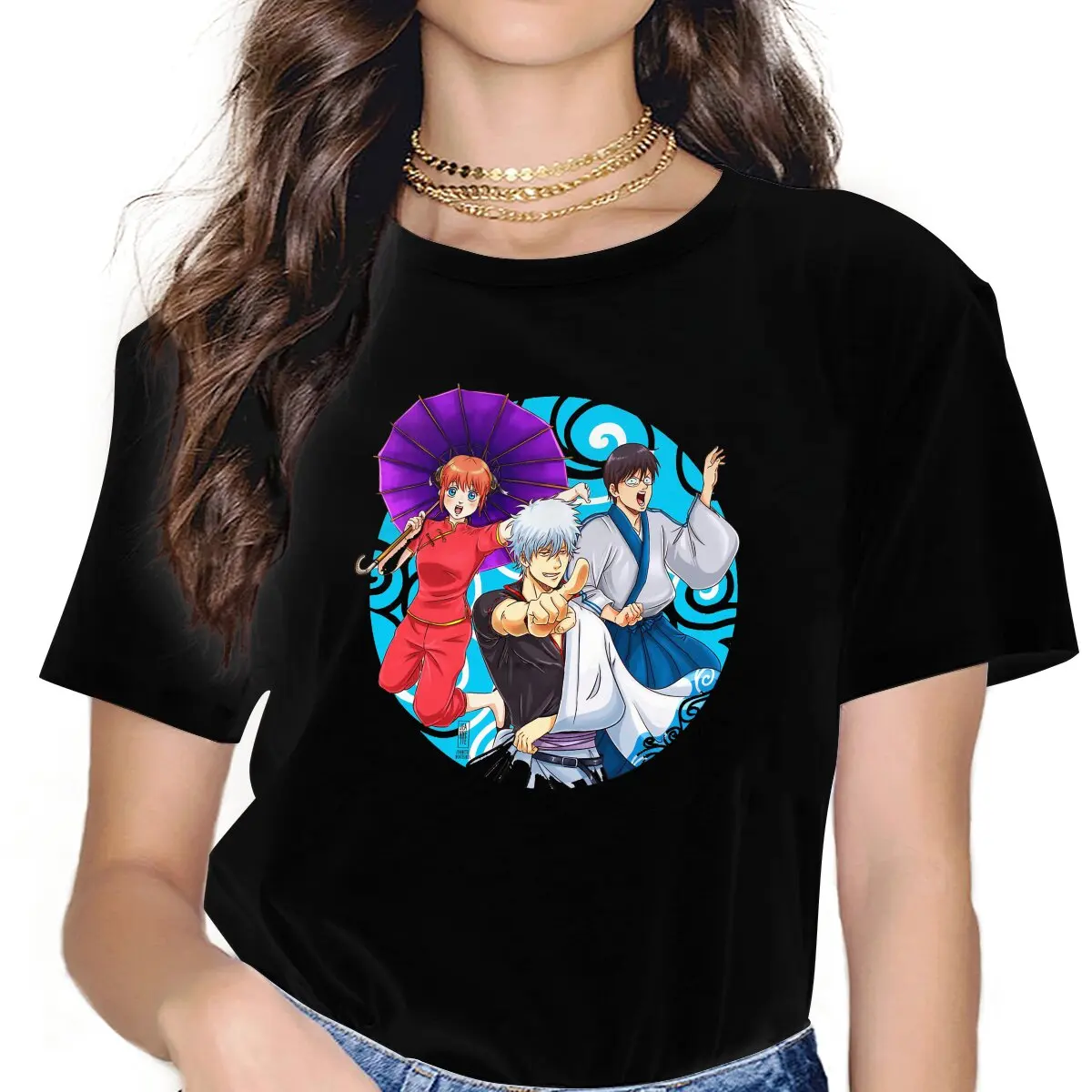 

Women Yorozuya T Shirts Fruits Basket The Zodiac Tops Crazy Short Sleeve O Neck Tee Shirt Summer T-Shirts