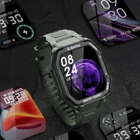c16 smart watch men woman fitness 1 7 inch blood pressure monitor tracker wristband outdoor sports 3atm waterproof smartwatch