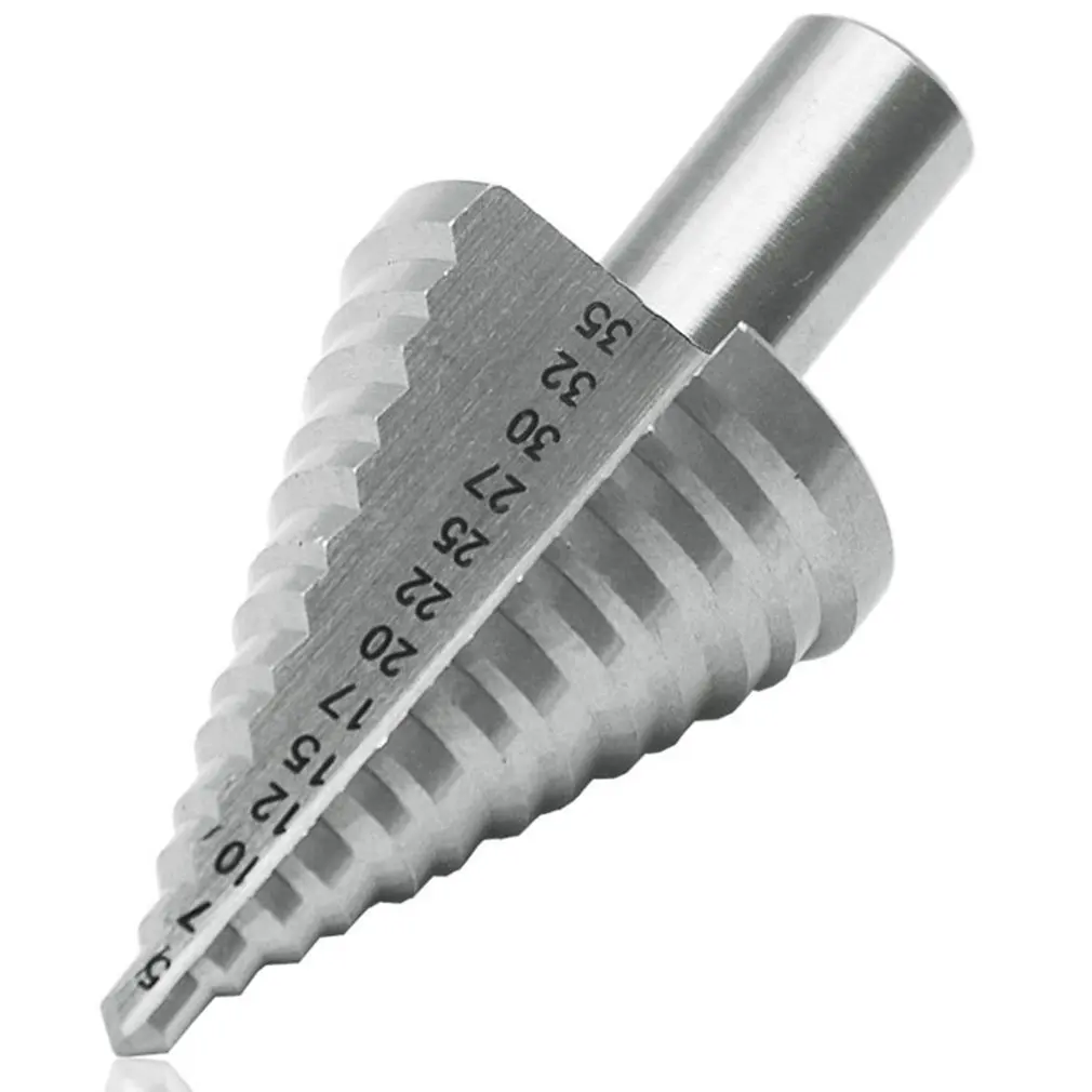 

5-35 мм ступенчатое сверло прочное металлическое высокоскоростное стальное сверло для древесины установка трубопроводов HSS 4241 промышленное ...