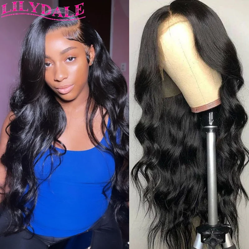 Body Wave Lace Front Wig Human Hair Full Lace Wig 360 4x4 13x4 Lace Frontal Wigs Preplucked And Bleached Knots Free Shipping