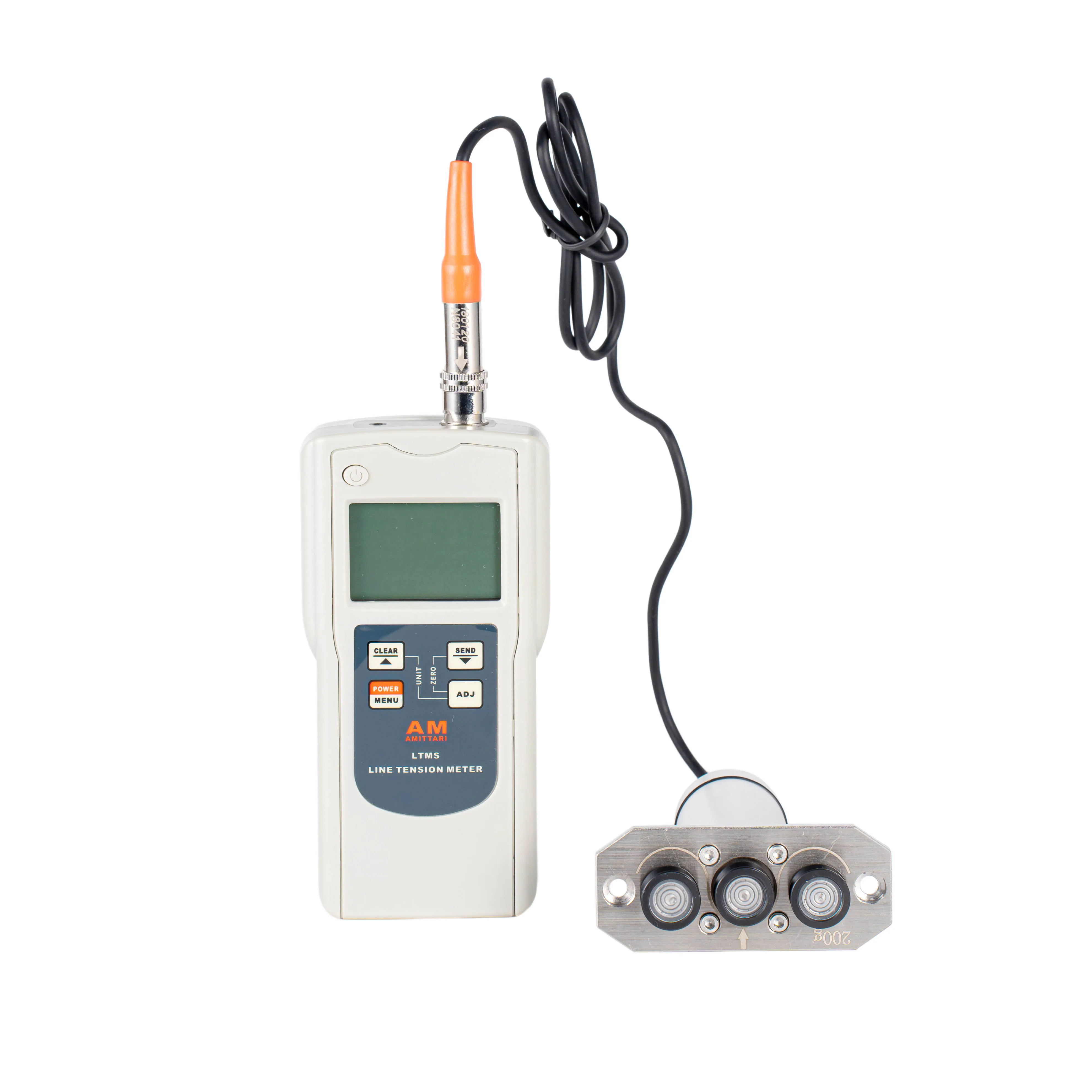 Цифровой Тензиометр ручной измеритель напряжения проводов 0 ~ 490N оптоволоконный