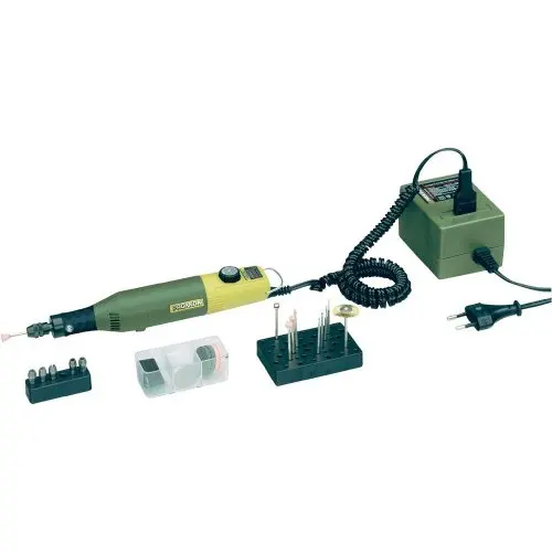 Proxxon 28515 полный сверлильный фрезерный станок MICROMOT 50/E блок питания и 34