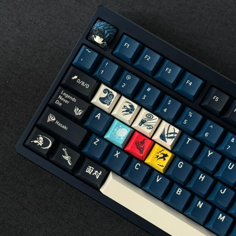 Набор колпачков для клавиш LoL PBT сублимационные колпачки механических клавиатур