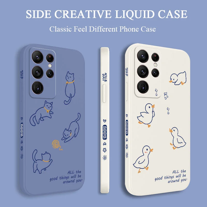 Чехол для телефона Samsung Galaxy S24 S23 S22 S21 S20 S10 S10E S9 Ultra Plus FE Note 20 10 9