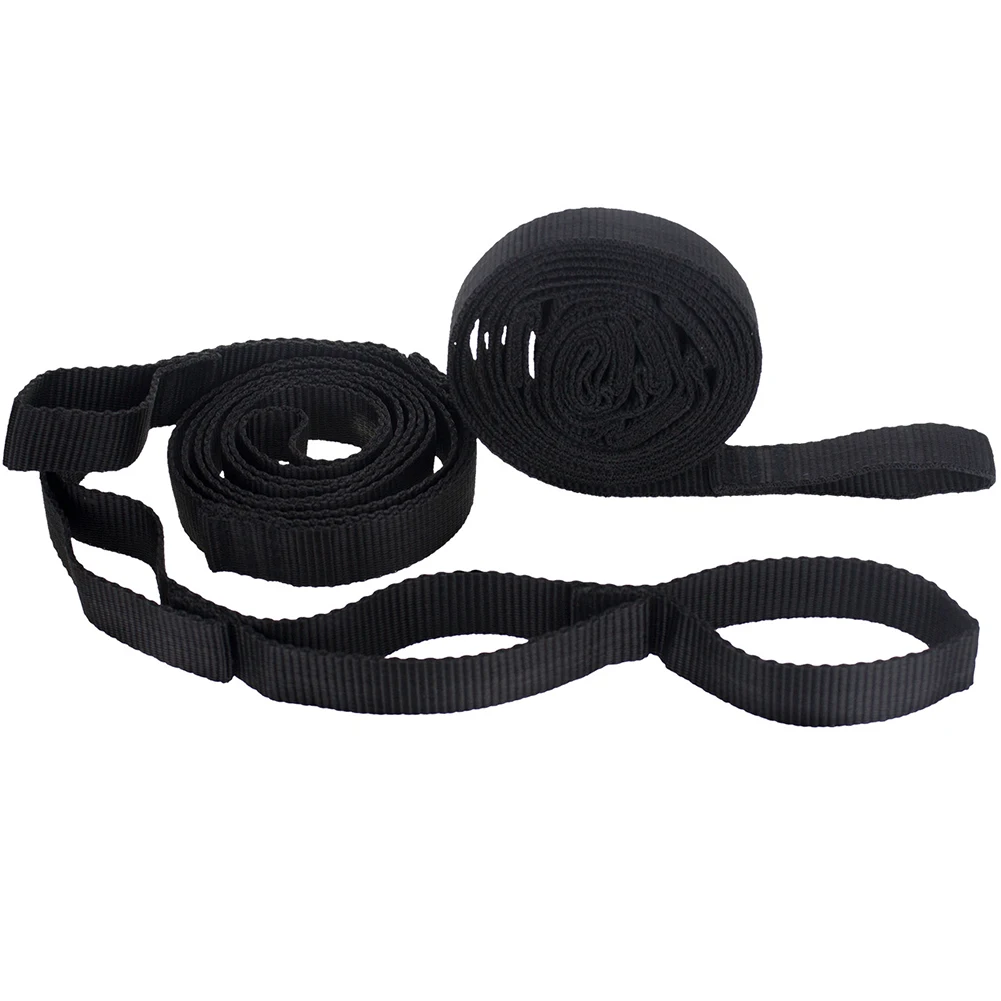 

2Pcs 200cm Garden Hiking Hammock Strap Park Camping Accessories Yoga Outdoor Portable Tree Hanging Adjustable Tied Rope Aerial