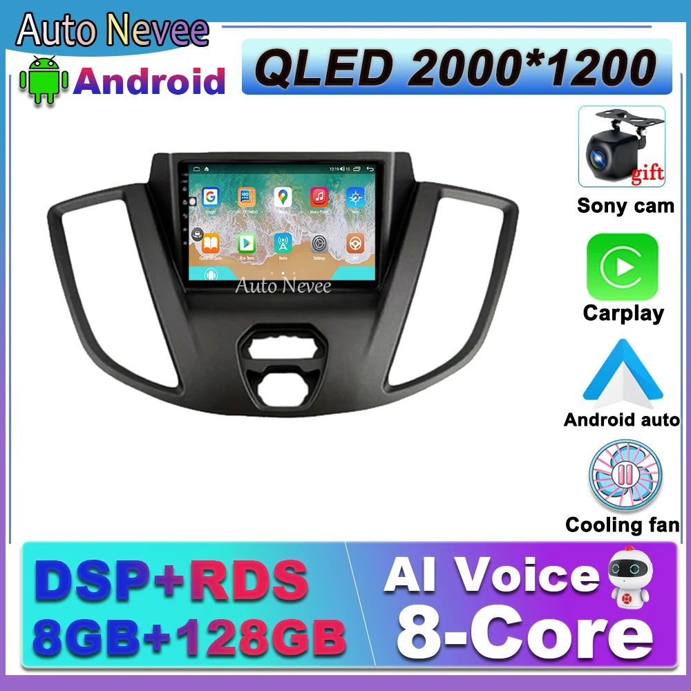 

Автомагнитола для Ford Transit 2015- 2018, 7 дюймов, Android 11, GPS, Wi-Fi