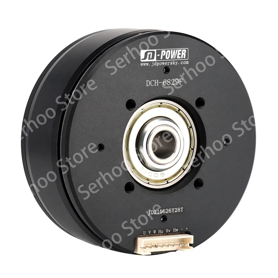Высококачественный мотор JD-power DCH-6829F с плоским бесщеточным полым валом