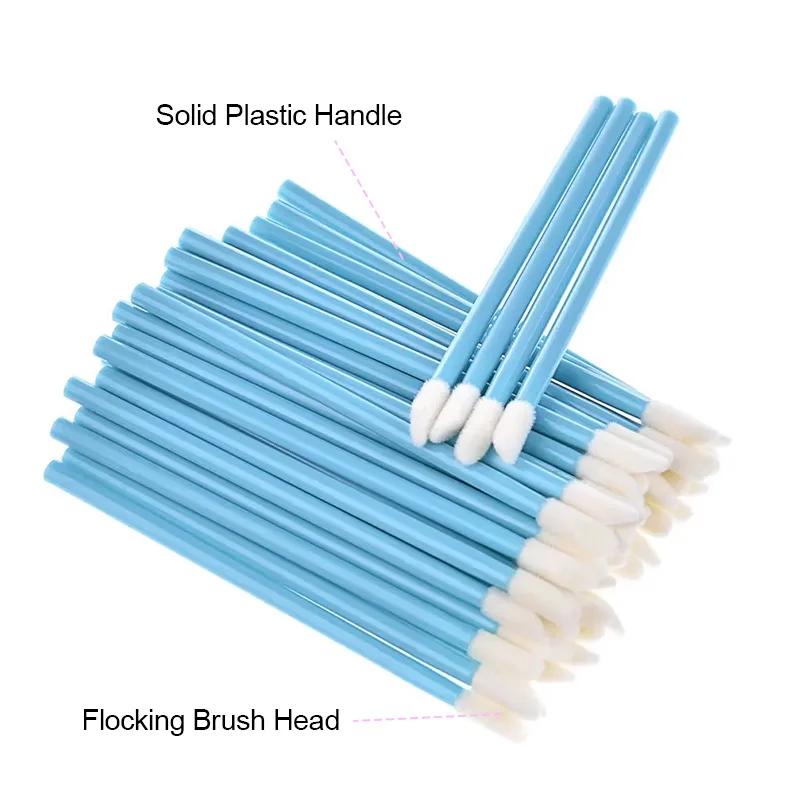 100 шт. одноразовые кисти для макияжа блеска губ помада палочки аппликатор полые