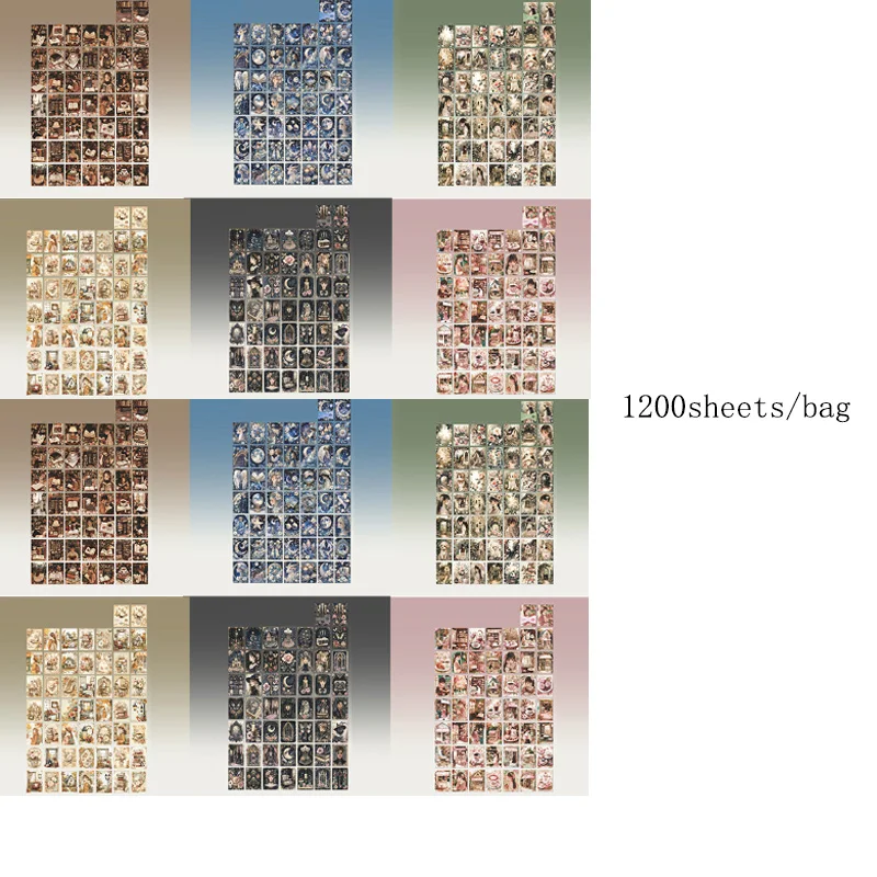

Mr Paper, 1200 листов/пакет Wanderlust Time Collection Series Материал Бумага винтажный бумажный блокнот-планировщик