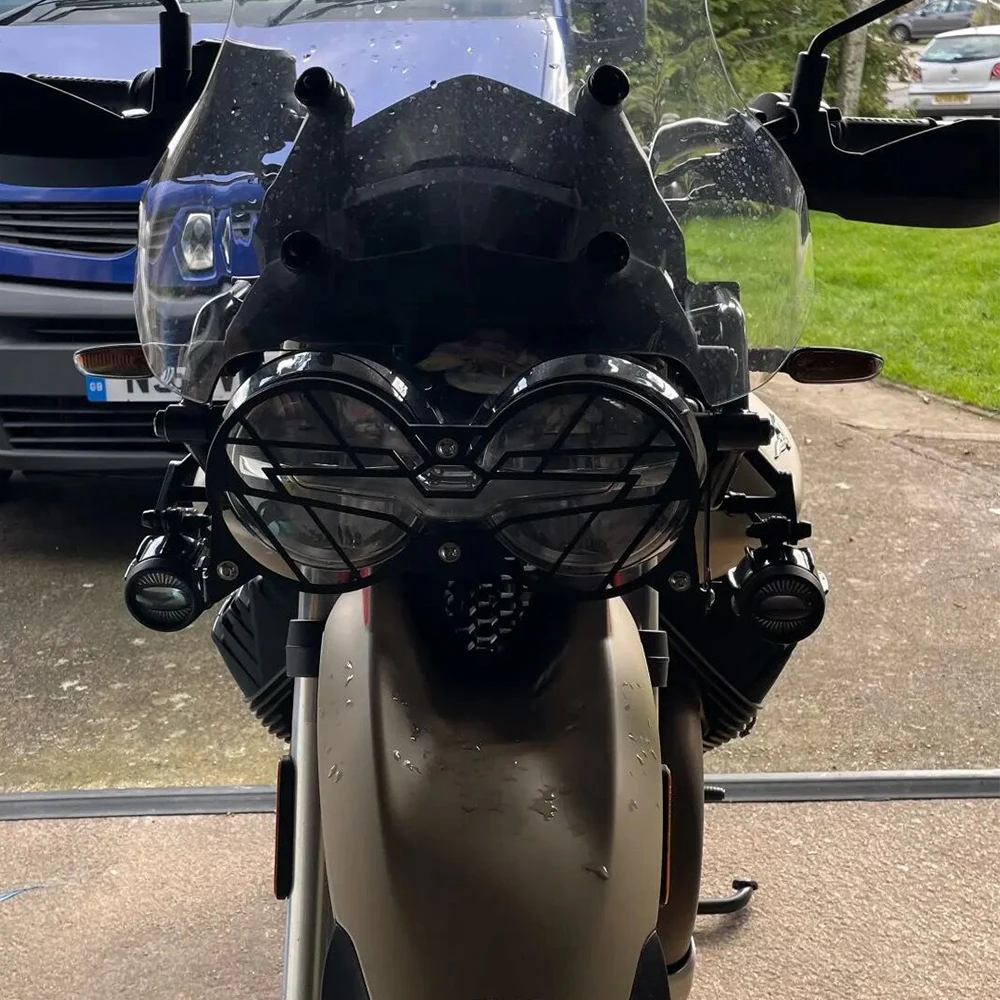 2024 2023 для MOTO GIZZI V85TT 2019 2020 2021 откидная маска лампа защита гриля головной светильник