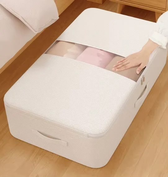 

Складные контейнеры для хранения под кроватью с прозрачным окном