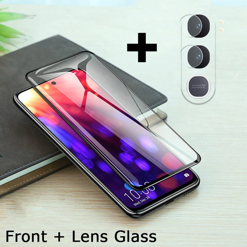 Auroras 2To1 для VIVO Y21D Защитная пленка для экрана из закаленного стекла для VIVO Y21D Защитная пленка для объектива камеры (art.: 3920d407fbc39) - 3920d407fbc39