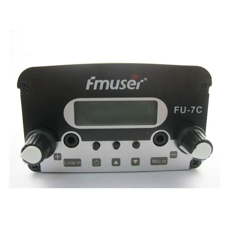 

CZH FU-7C 7W 5W FM Transmitter Broadcasting Radio Station For Church, Car, Home, Conference, Christmas Light Show
