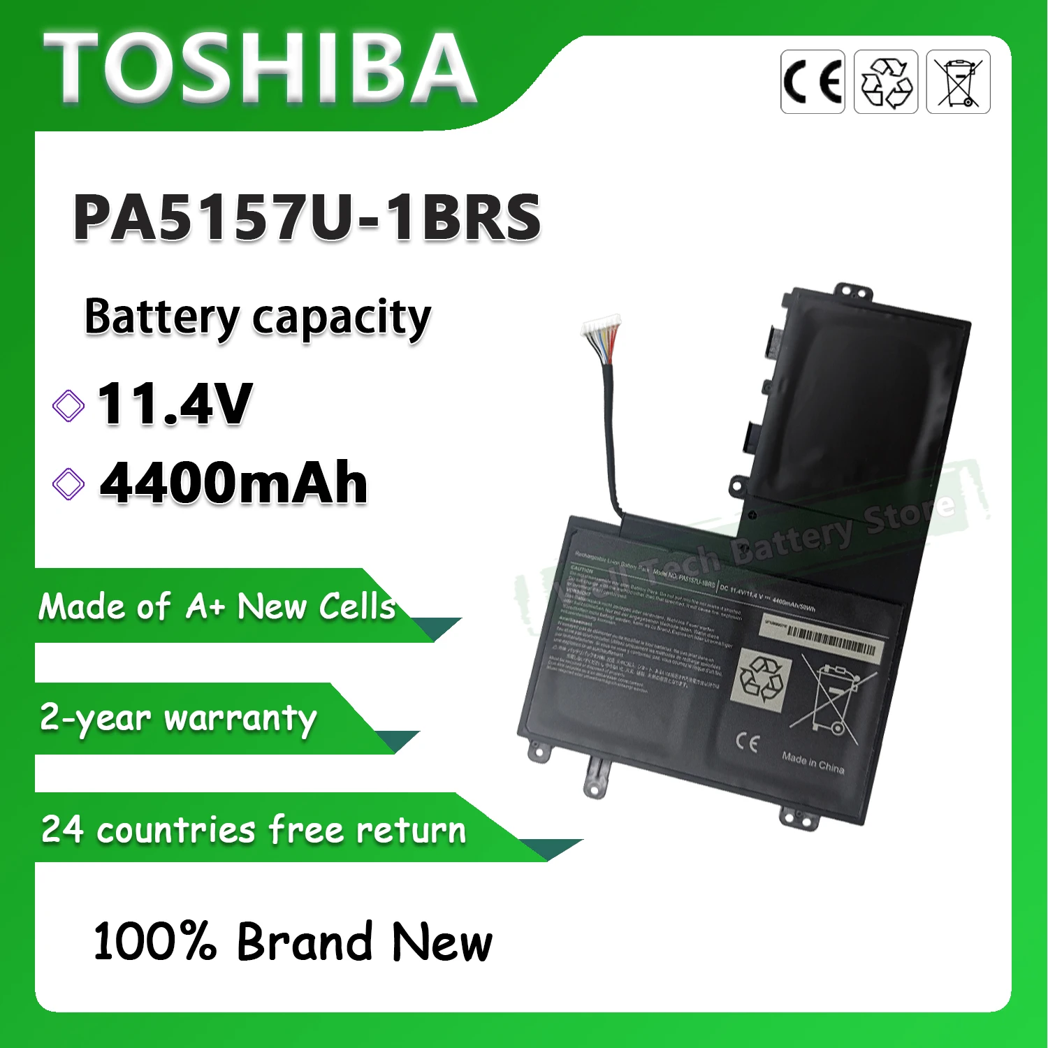 PA5157U-1BRS Аккумулятор для ноутбука TOSHIBA M40-A M40-AT01S1 M40t-AT02S M50-AT01S1 M50-AT02S1 M50D-A-10K M50D-AT01S1 Satelite