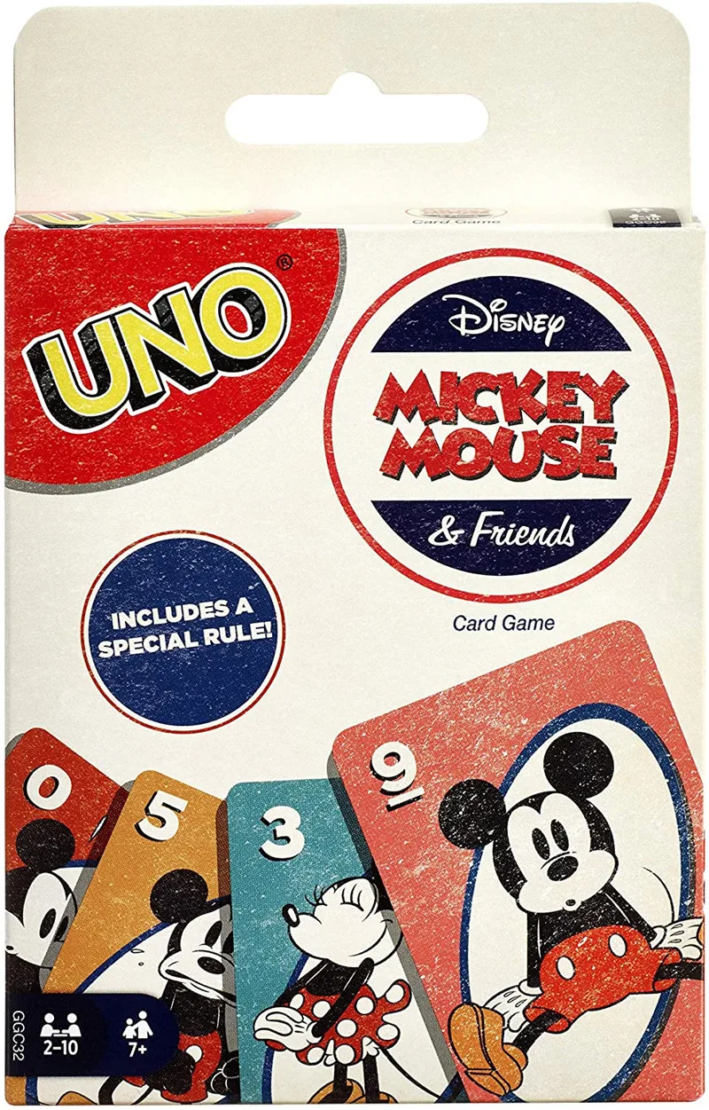 Mattel игры карты Игра Uno Disney Король Лев развлечение включает в себя разноцветные