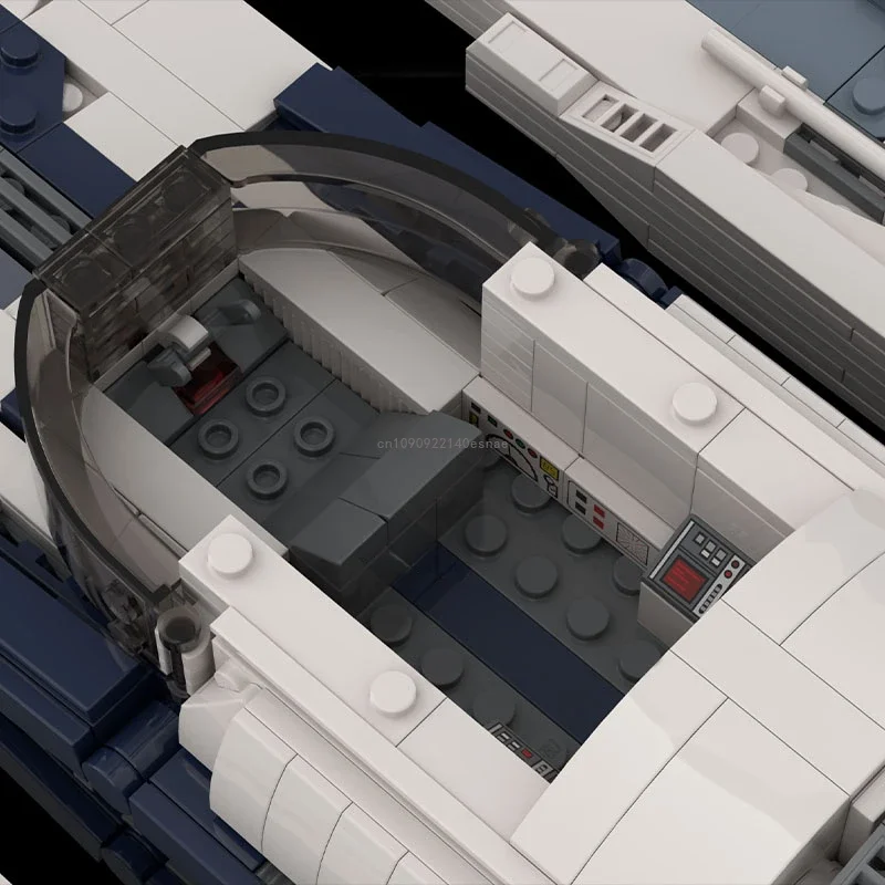 2007 шт. знаменитый звездный фильм MOC Mandaloring UCS Kom'rk-класс рукавицы Spacefighter