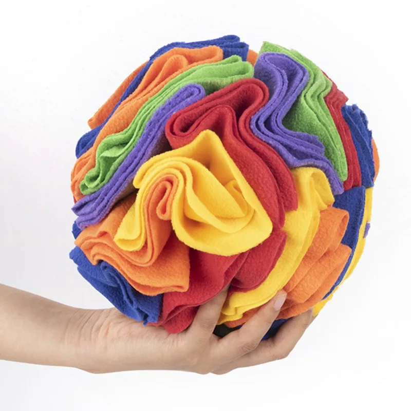 

Cute Snuffle ball Dog Puzzle Toys Increase IQ Slow Dispensing Feeder Pet Cat Training Feeding Food Intelligence Toy Brand New