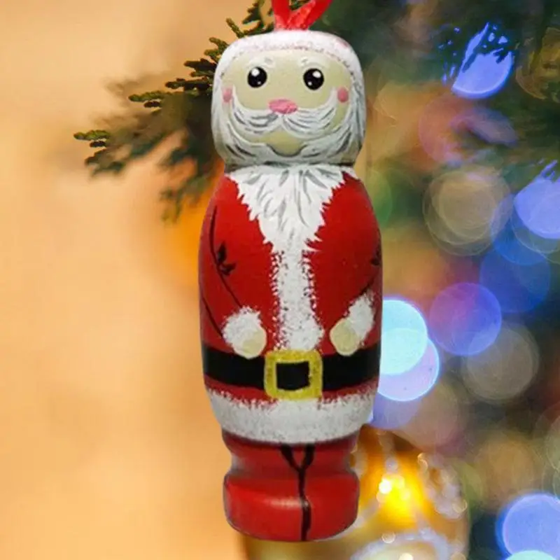 Забавные рождественские украшения для взрослых деревянные Санта-Клауса