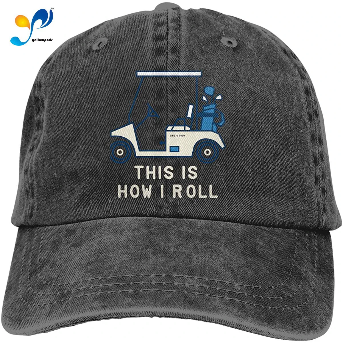

KZEMATLI Unisex Darts Food Denim Hat Adjustable Washed Dyed Cotton Dad Baseball Caps