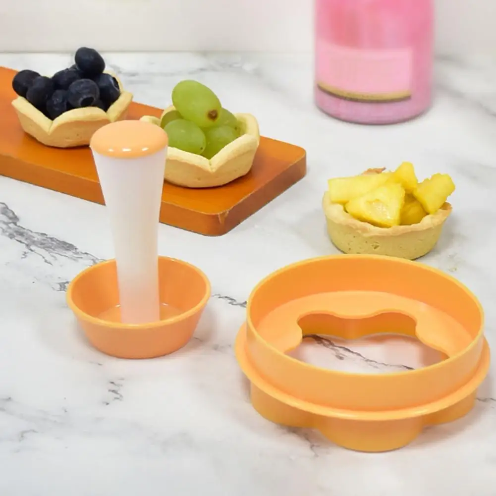 

Cake Cup Presser Convenient Easily Demolded Non-stick Cake Cup Mould Tart Tamper Kitchen Supplies Tart Cutter Cupcake Mold
