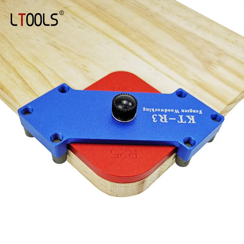 

Wood Milling Circle Corner Router Table Corner Jig Templates Radius C/R Angle Locator for Woodworking Electric Trimming Milling