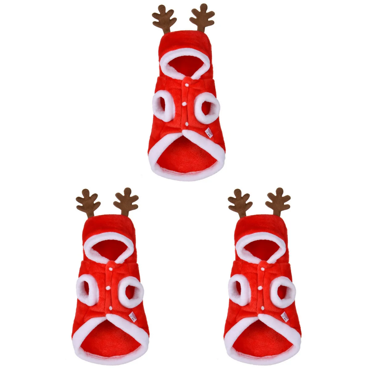 

Dog Pet Christmas Clothes Hoodie Outfit Coat Cat Costume Pajamasplush Puppy Holiday Party Cloth Sweater Reindeer Antlerswinter