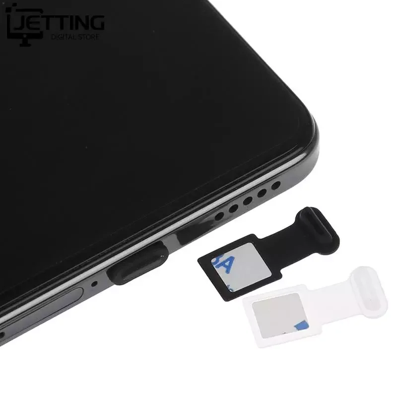 

1pc Universal Phone Charging Port Dustproof Plug Reusable Waterproof Anti-lost Dustproof Cover For Type C Micro For Samsung