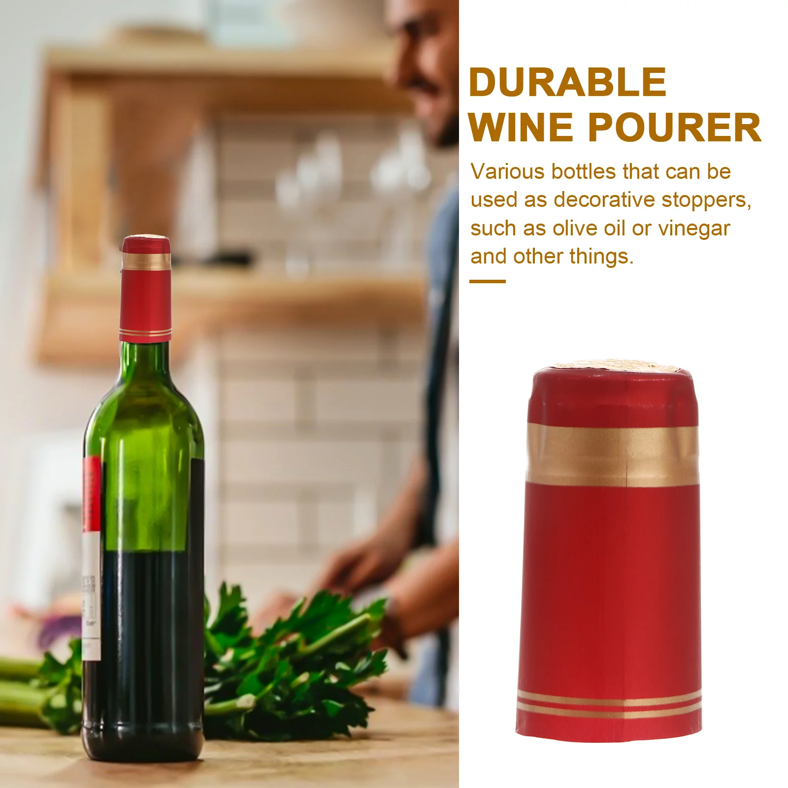 100 шт. прозрачные пробки для бутылок с водой термоусадочные рукава крышка