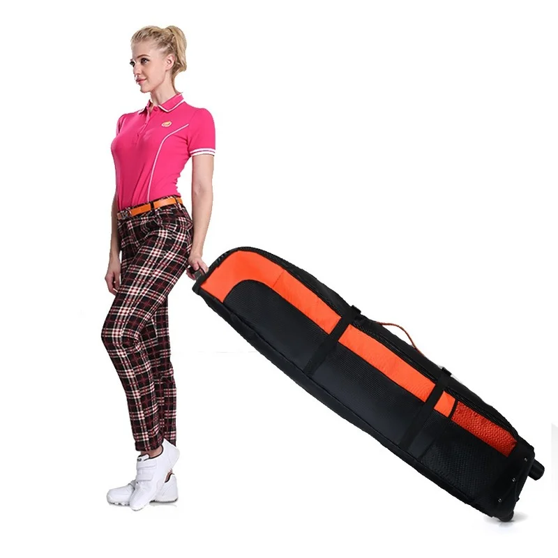 PGM Travelling Golf Aviation Bag Wheels Golf Travel Bag Large Capacity Package Bag for Trip Foldable Golf Bags for Airplane
