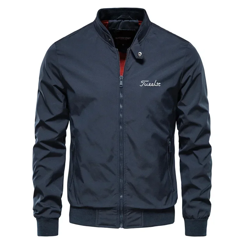 

Мужские спортивные куртки для гольфа, ветровка, модная ветрозащитная куртка-бомбер, осенняя уличная одежда для гольфа