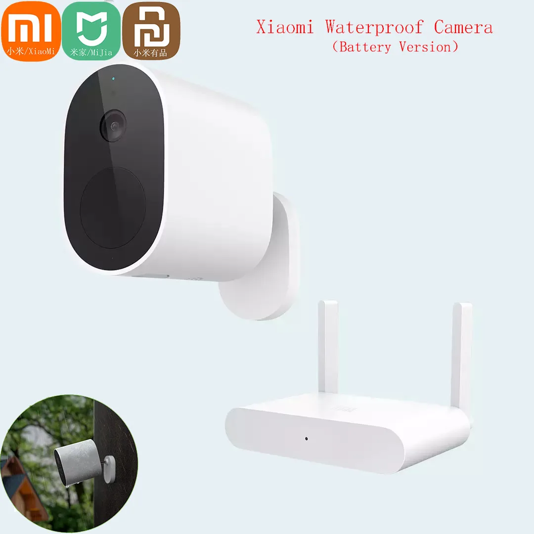 Xiaomi Mijia APP IP65 waterproof 5700mah Battery Smart Outdoor IP Camera HD 1080P Wireless Security Infrared Night Vision camera