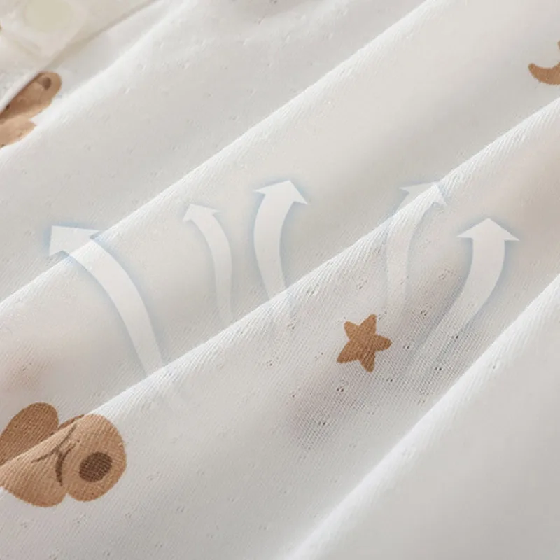 Летний комбинезон для новорожденных детское треугольное боди с милым принтом