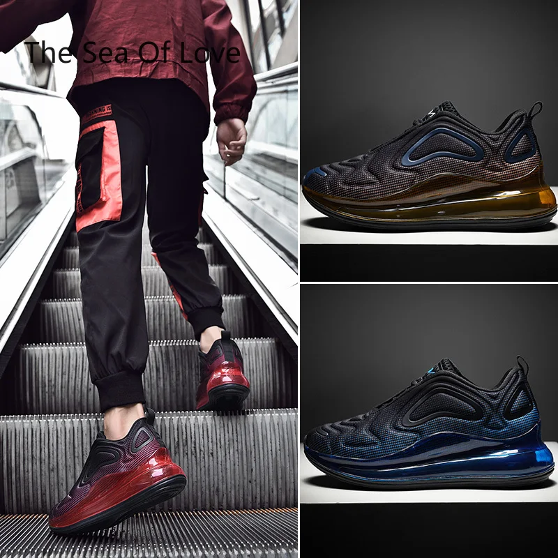 

Мужские кроссовки для бега, повседневные кроссовки на мягкой подошве, со шнуровкой, спортивная обувь, новинка 2022