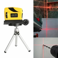360 degree infrared laser level 2 line 1 point horizontal vertical red measure woodworking meter angle measuring tool dropship