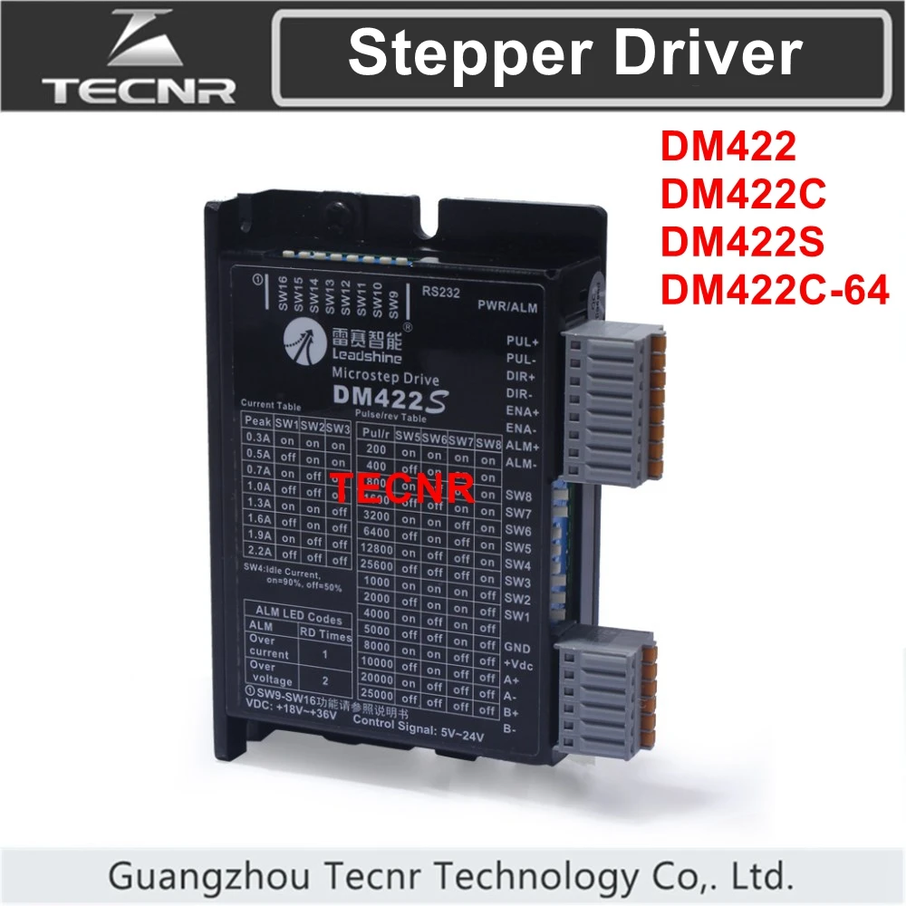 Leadshine-driver Dm422c para Motor de Passo Nema14 17 2440vdc 2.2a Acionador do motor