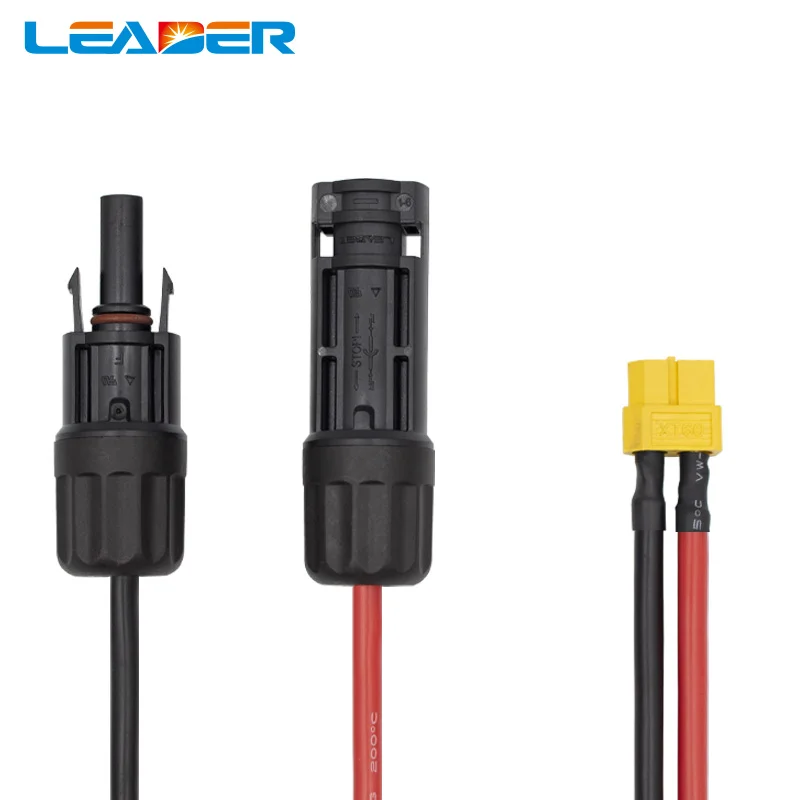 Силиконовый кабель 50 шт./лот на заказ 1 м 12awg с штекером XT60 для солнечного разъема