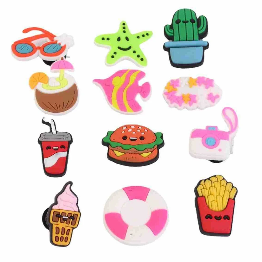 

10PCS PVC Stranger Things Shoe Charms Croc Jeans Bad Bunny Shoe Decoration Karol G Garden Sandal Accessorie Kids Gifts Wholesale