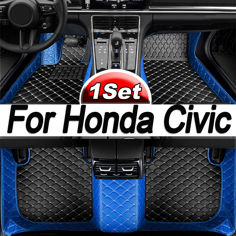 

Автомобильные коврики на заказ для Honda Civic 2012, 2013, 2014, 2015, автомобильные подкладки для ног, аксессуары для интерьера