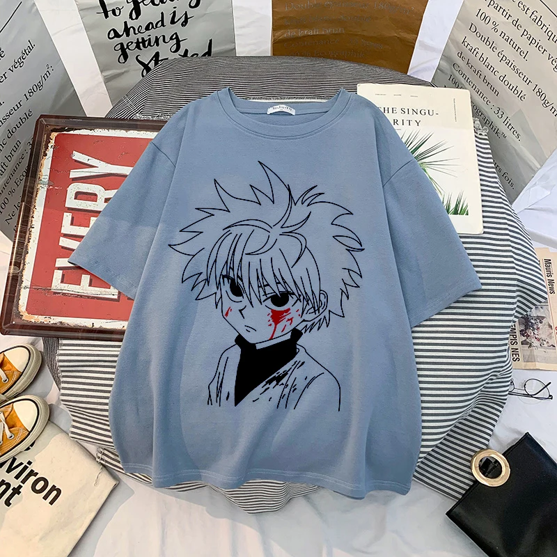 Hunter X Аниме одежда для женщин Графические футболки Готический кавайный Харадзюку