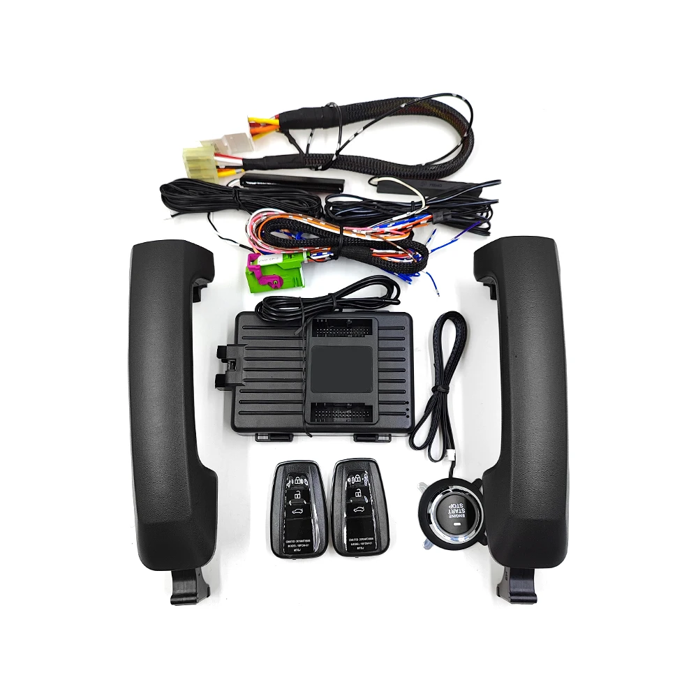 

Дистанционный запуск двигателя, остановка запуска двигателя, бесключевая система Go для Toyota Car Tundra Sequoia FJ CRUISER, автомобильные аксессуары, продукт