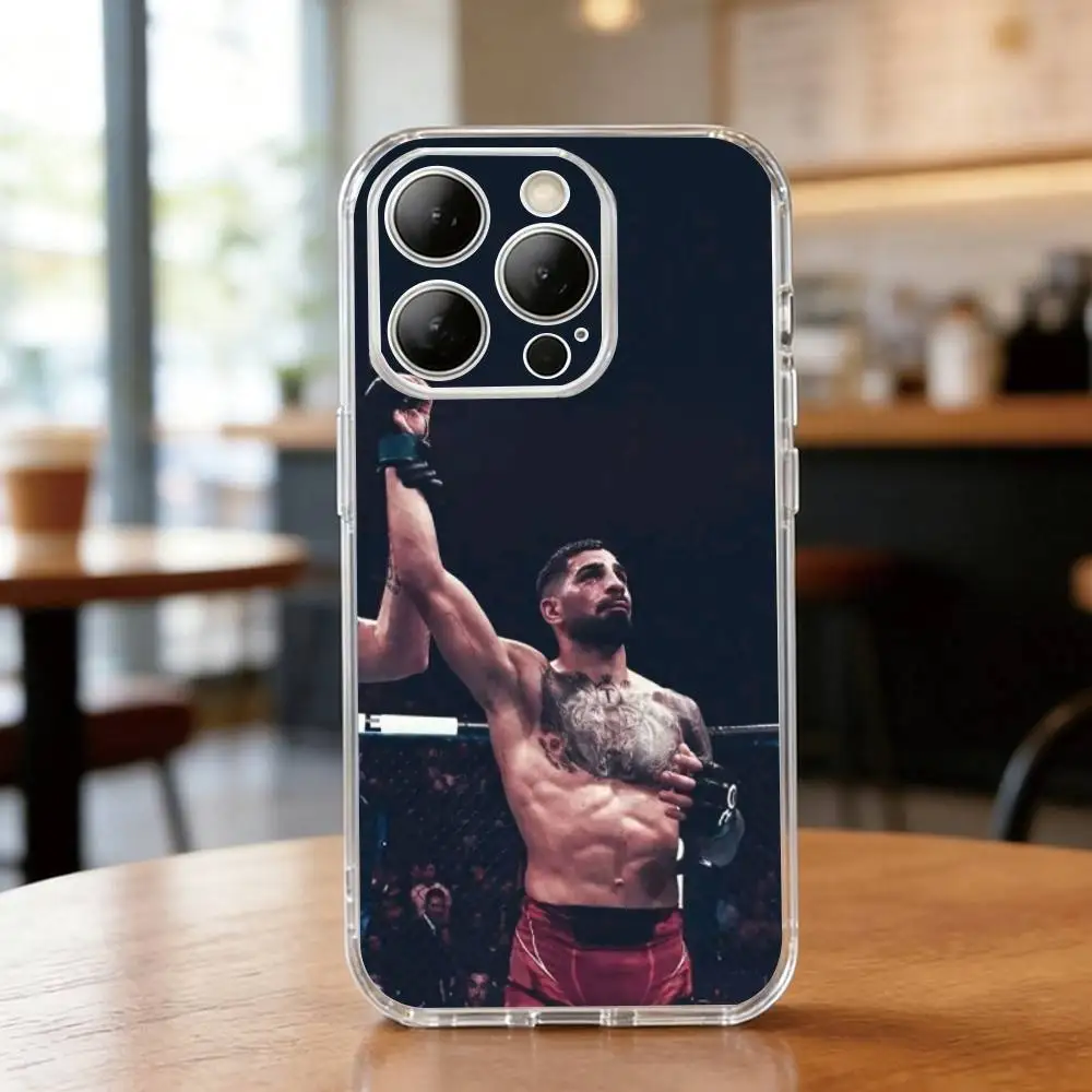 Фото Чехол для телефона Boxings I-Ilia T-Topuria, прозрачный силиконовый мягкий, для iPhone 17 16 15 14 13 12 11 Mini Pro Max Plus №3