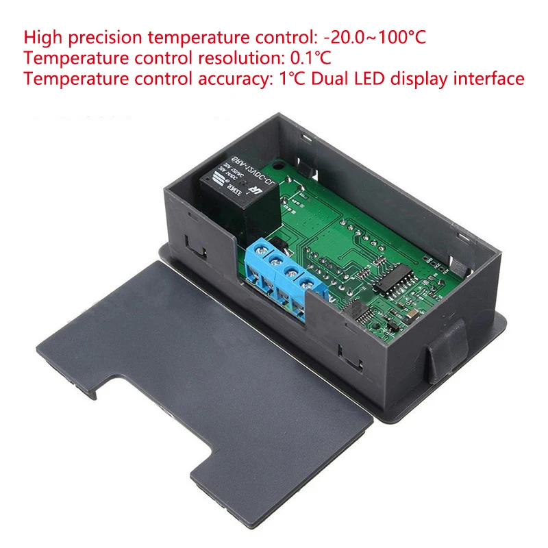 

W3230 Mini Digital Temperature Controller 12V 24V 220V Thermostat Regulator Heating Cooling Control Thermoregulator With Sensor