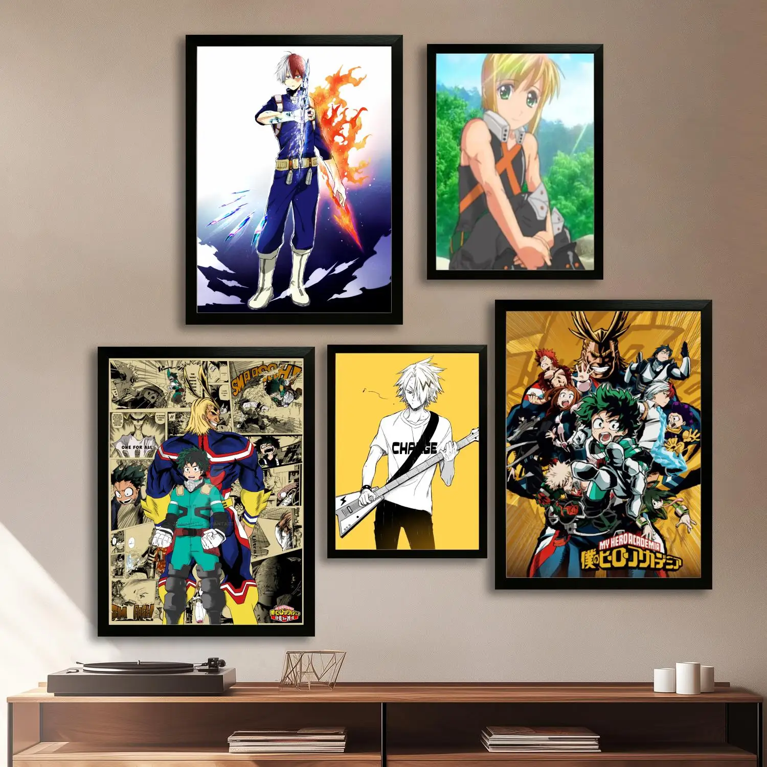 Boku Hero Academia холст художественный постер и настенное искусство печать с