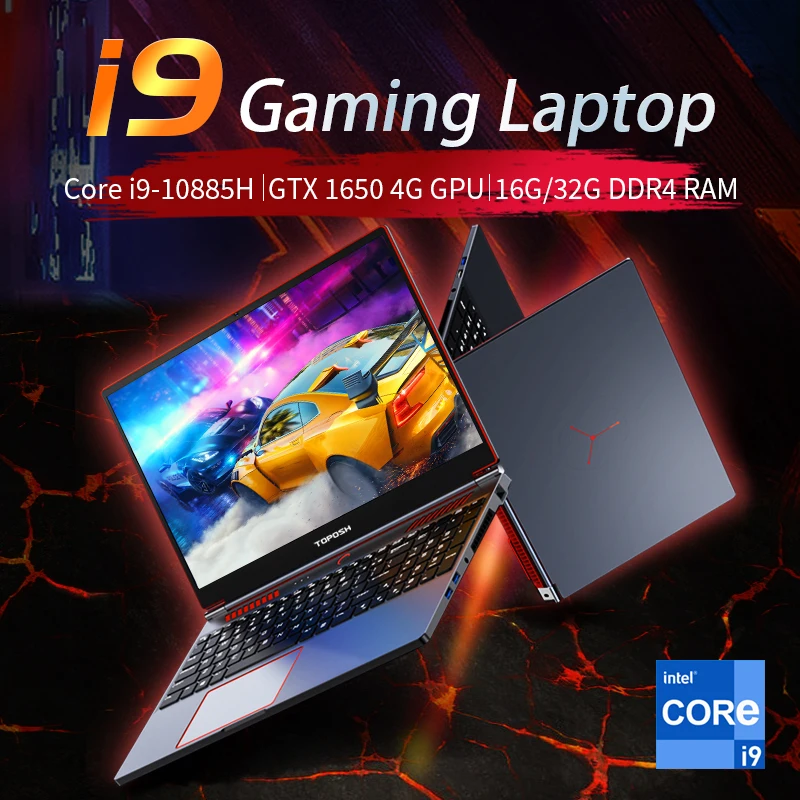 

Gaming Laptop Intel Core i9-10885H 16.1 Inch Nvidia Geforce GTX1650 4G GPU 16/32GB Windows 10 Notebook Computer Ultrabook
