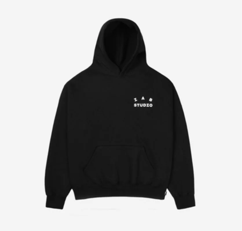 IAB Studio Sweatshirts Men's Casual Sports Cool Pullover Printed Fleece Oversized Hoodie Fashion Hip Hop Streetwear Men's